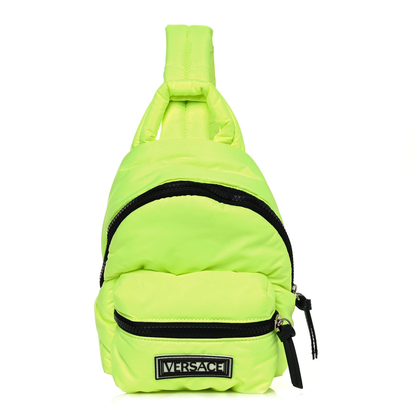 Nylon Logo Backpack Yellow