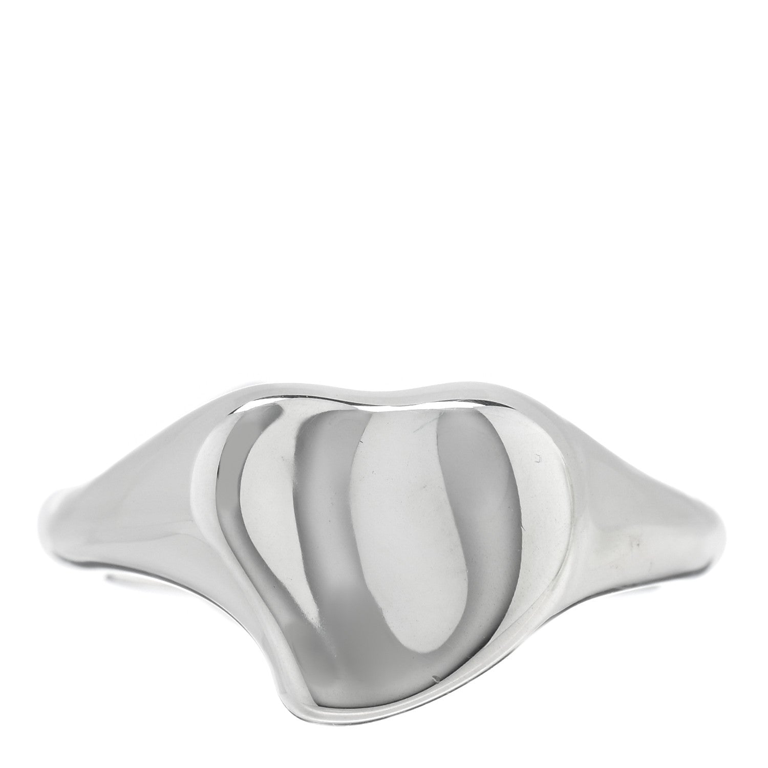 Tiffany Sterling Silver Elsa Peretti Full Heart Ring 50 5.5 1 of 5