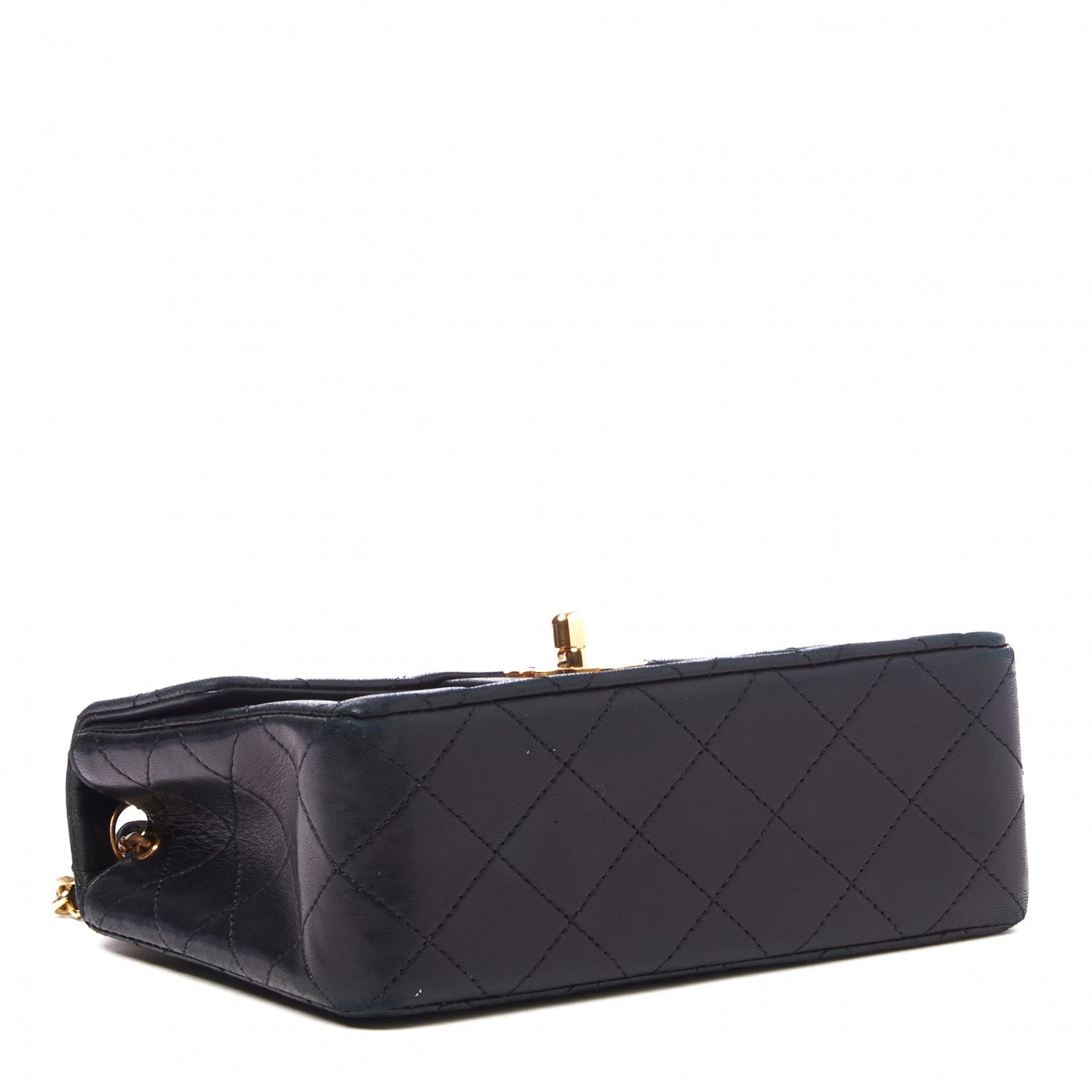 Chanel Lambskin Quilted Mini Square Flap Black 3 of 9