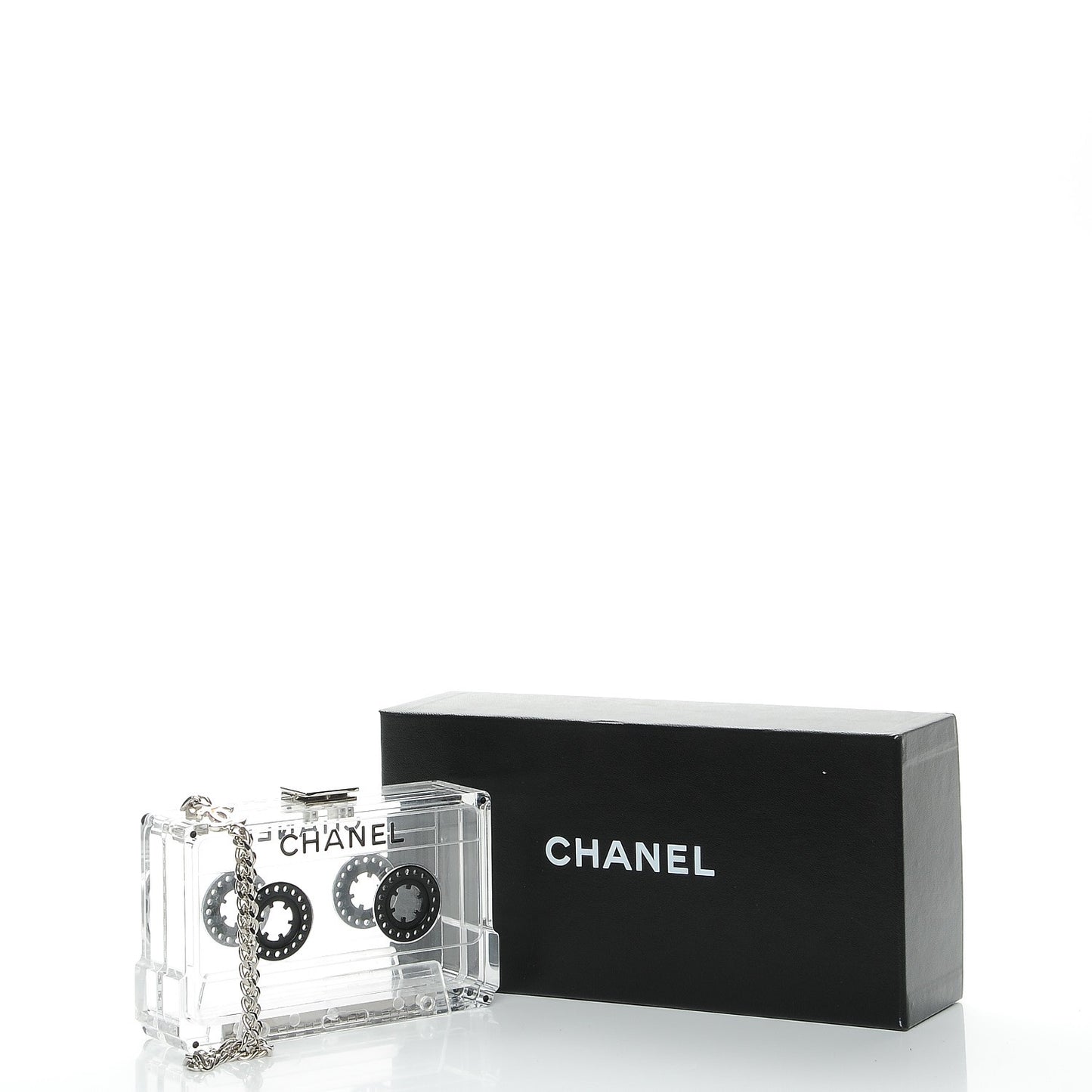 Lucite Cassette Clutch