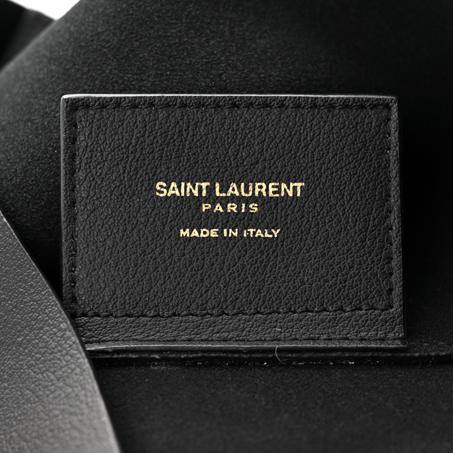 Saint Laurent Calfskin Large Shopping Tote Black 7 of 12