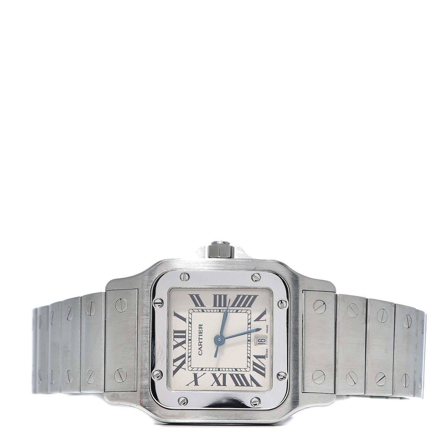 Stainless Steel 29mm Santos De Galbee Quartz Watch