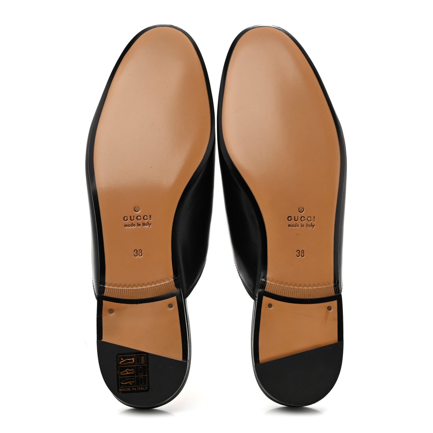 Calfskin Flower Embroidered Princetown Slippers 38 Black