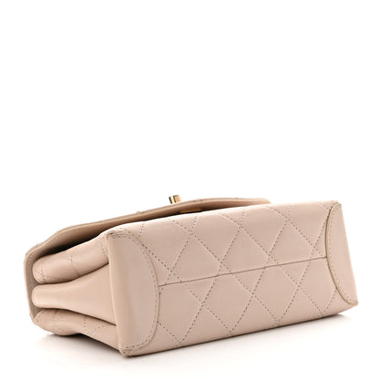 Chanel Lambskin Quilted Mini Trendy Spirit Top Handle Flap Light Pink 4 of 10