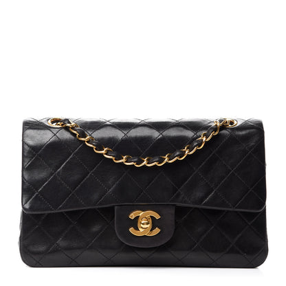 Chanel Lambskin Quilted Small Double Flap Black 1 of 14