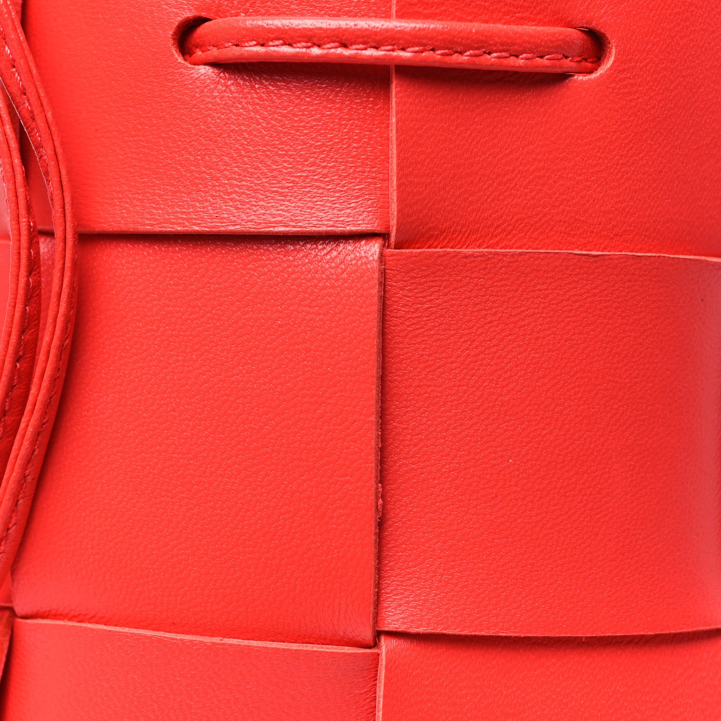 Nappa Maxi Intrecciato Mini Cassette Bucket Bag Sunburst