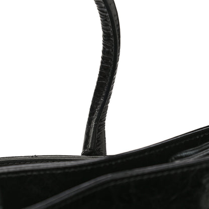 Chanel Glazed Calfskin Quilted Large New Portobello Tote Black 16 of 16