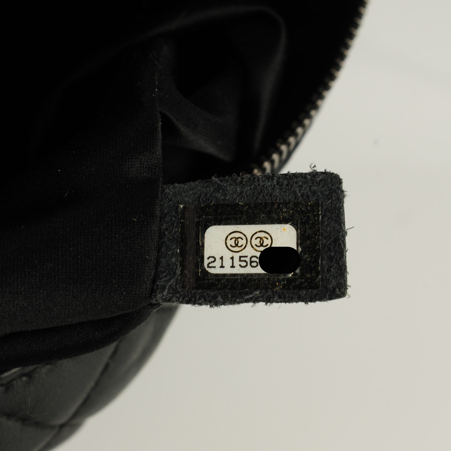Chanel Lambskin Quilted Banane Waist Bag Fanny Pack Black 6 of 8