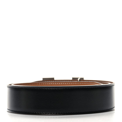 Hermes Box Togo 42mm Belt 80 32 Black Gold 2 of 5