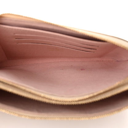 Louis Vuitton Damier Azur Double Zip Pochette 10 of 15