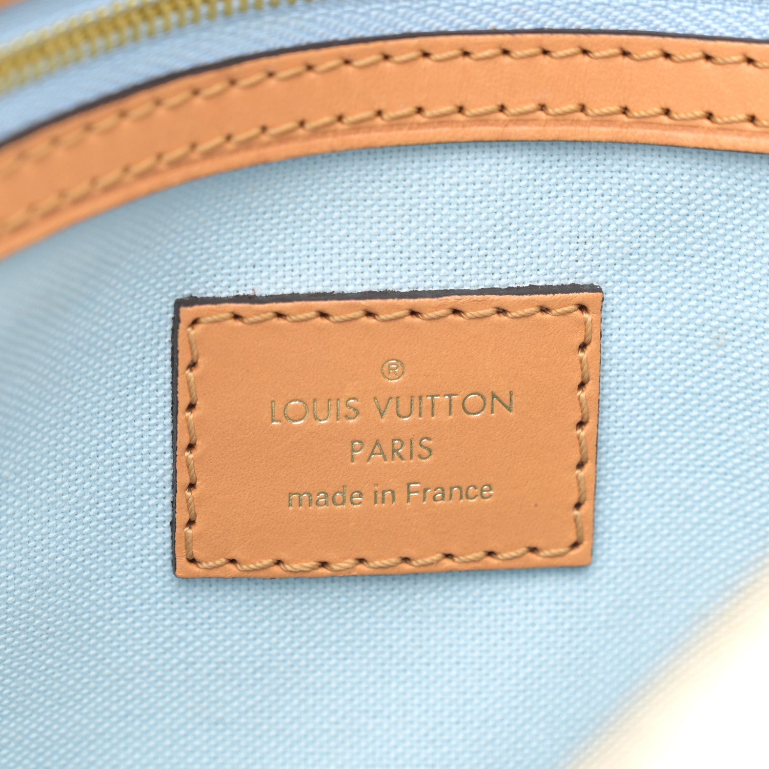 Louis Vuitton Damier Azur Braided Speedy Bandouliere 30 Blue 7 of 12