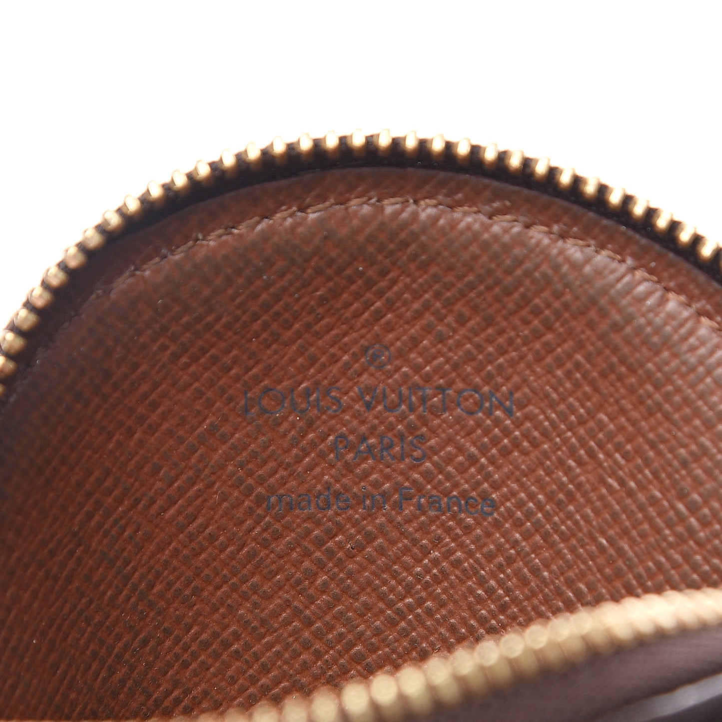 Monogram Round Coin Purse
