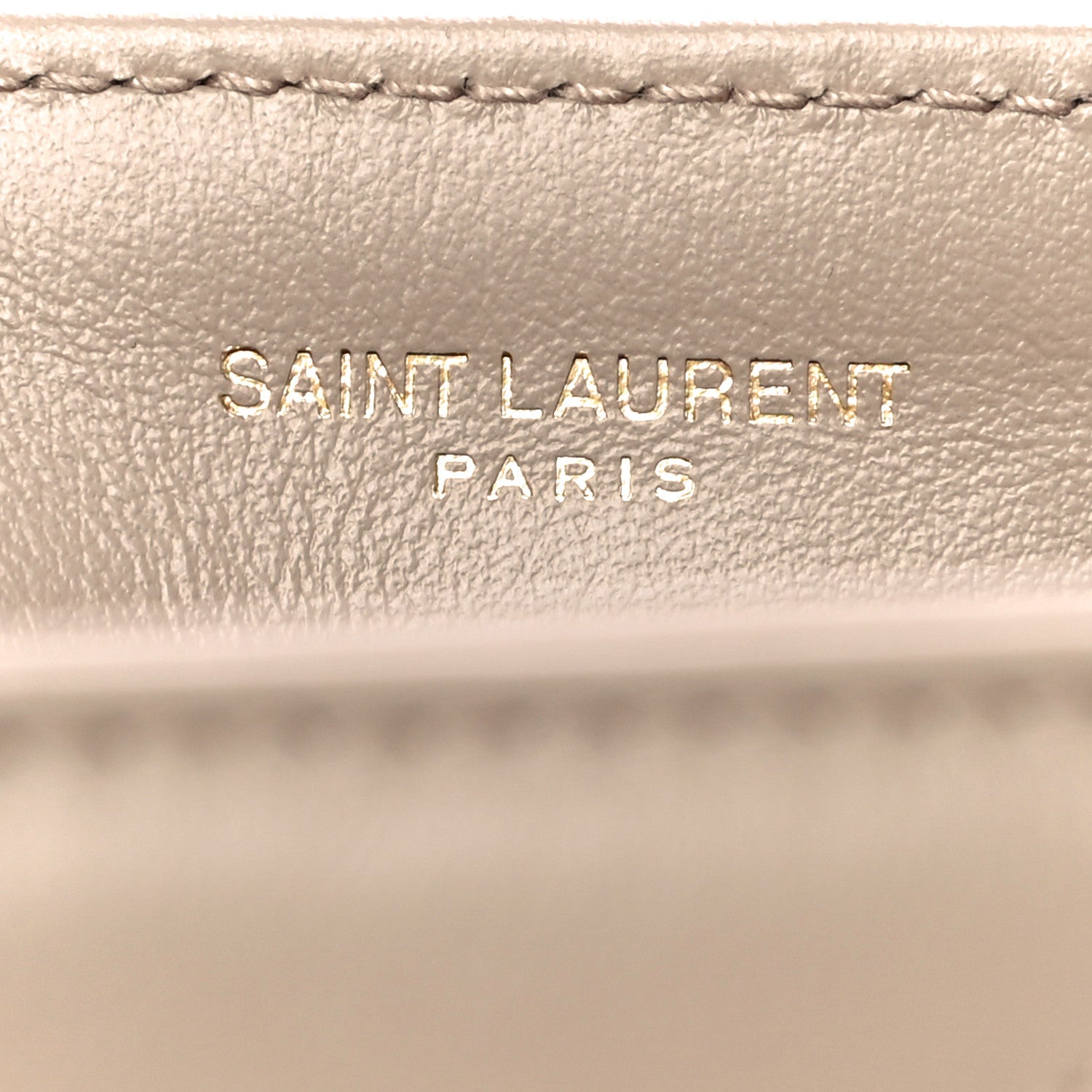 Saint Laurent Calfskin Y Quilted Monogram Toy Loulou Crossbody Bag Latte 5 of 10