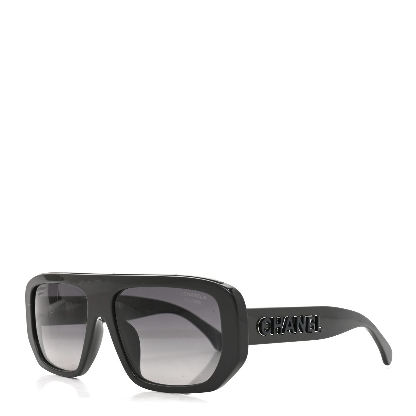 Acetate Shield Sunglasses 5556-A Grey