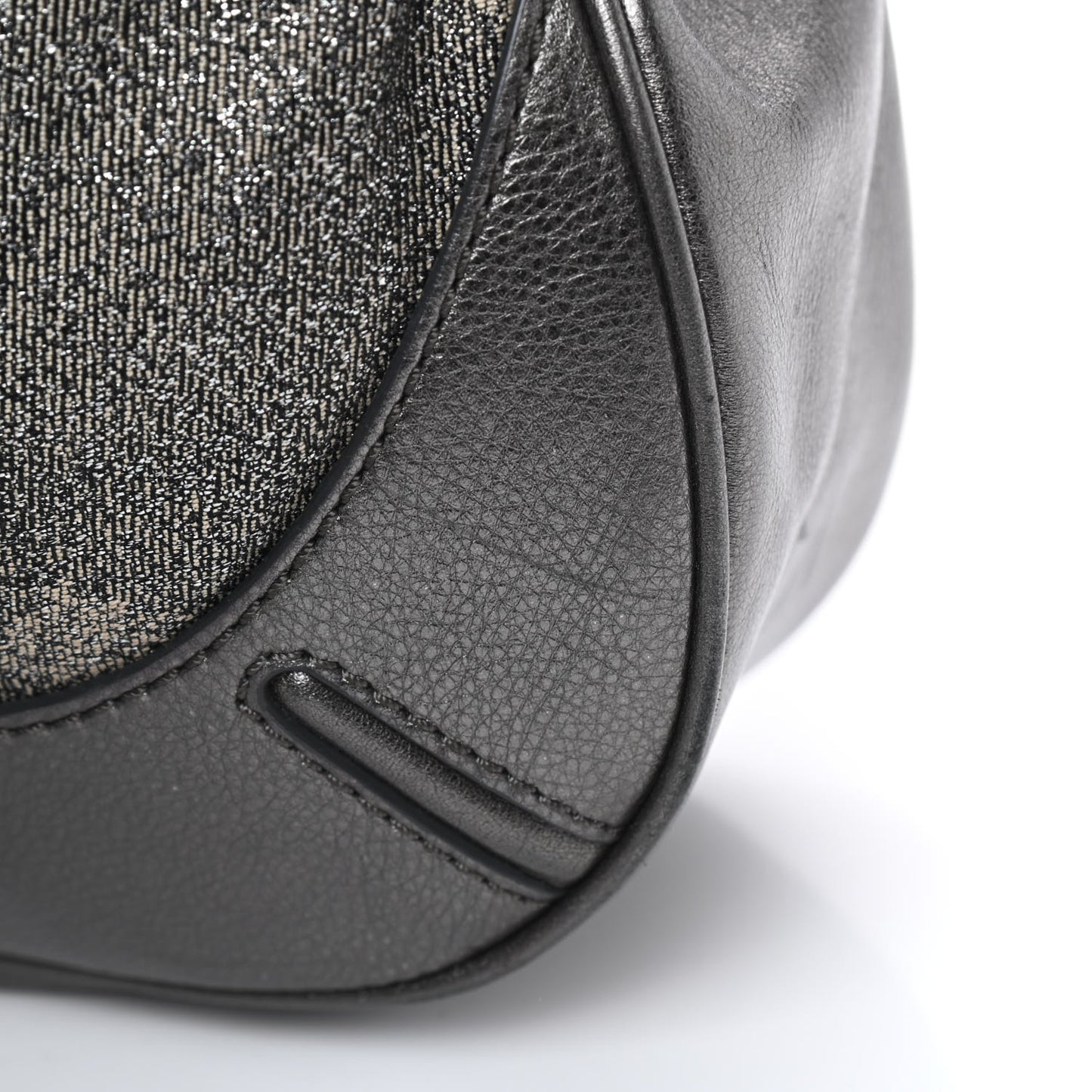 Shimmer Check Medium Fairby Hobo Pewter