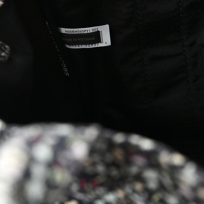 Marc Jacobs Cotton Canvas Floral Print Medium The Traveler Tote Bag Black 7 of 11