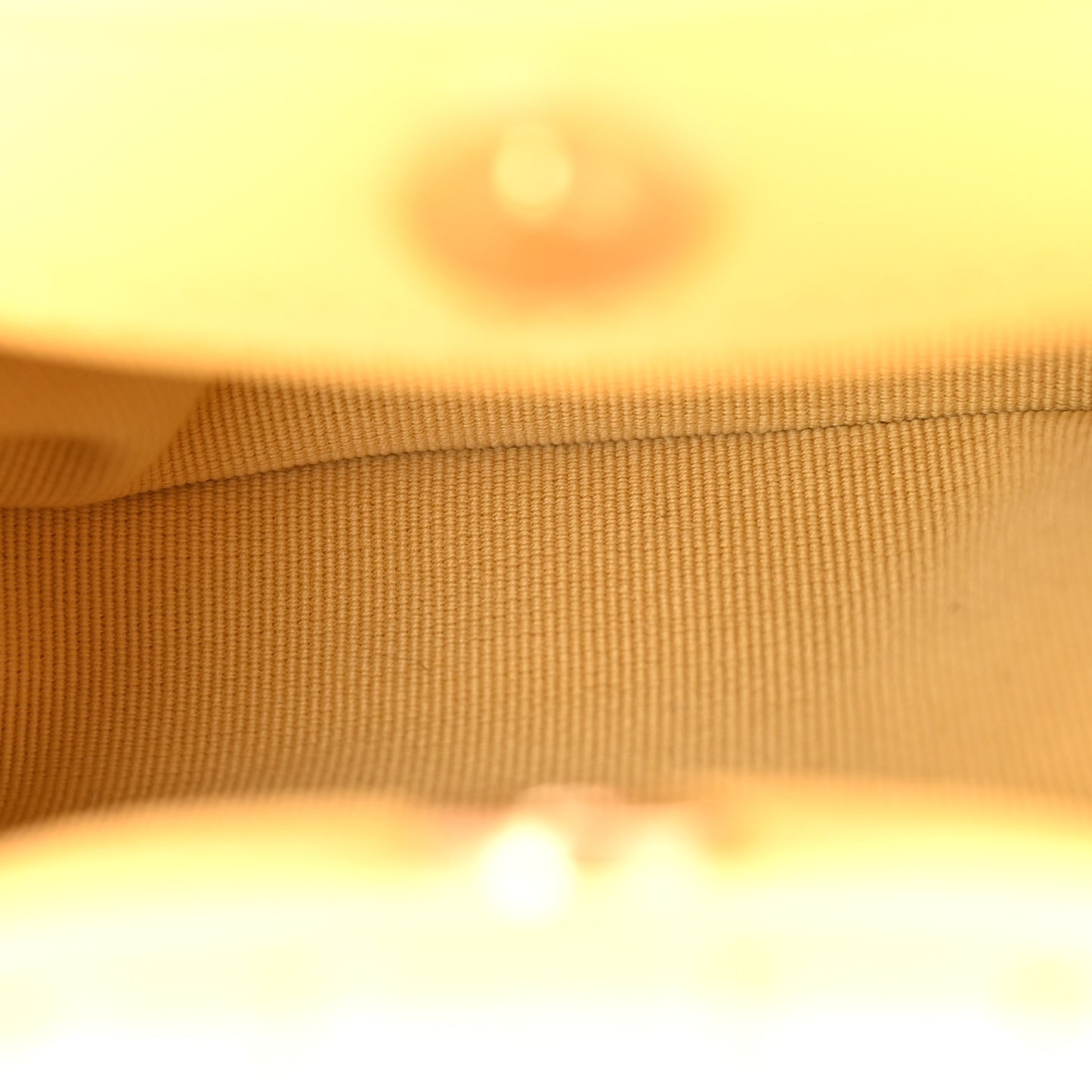 Lambskin Plexiglass Tortoise Shell Quilted Mini Pouch Yellow