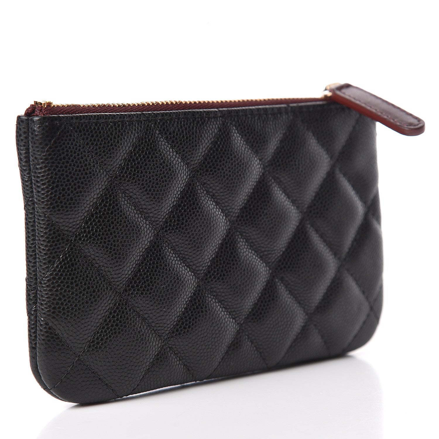 Chanel Caviar Quilted Small Cosmetic Case Black 3 of 8