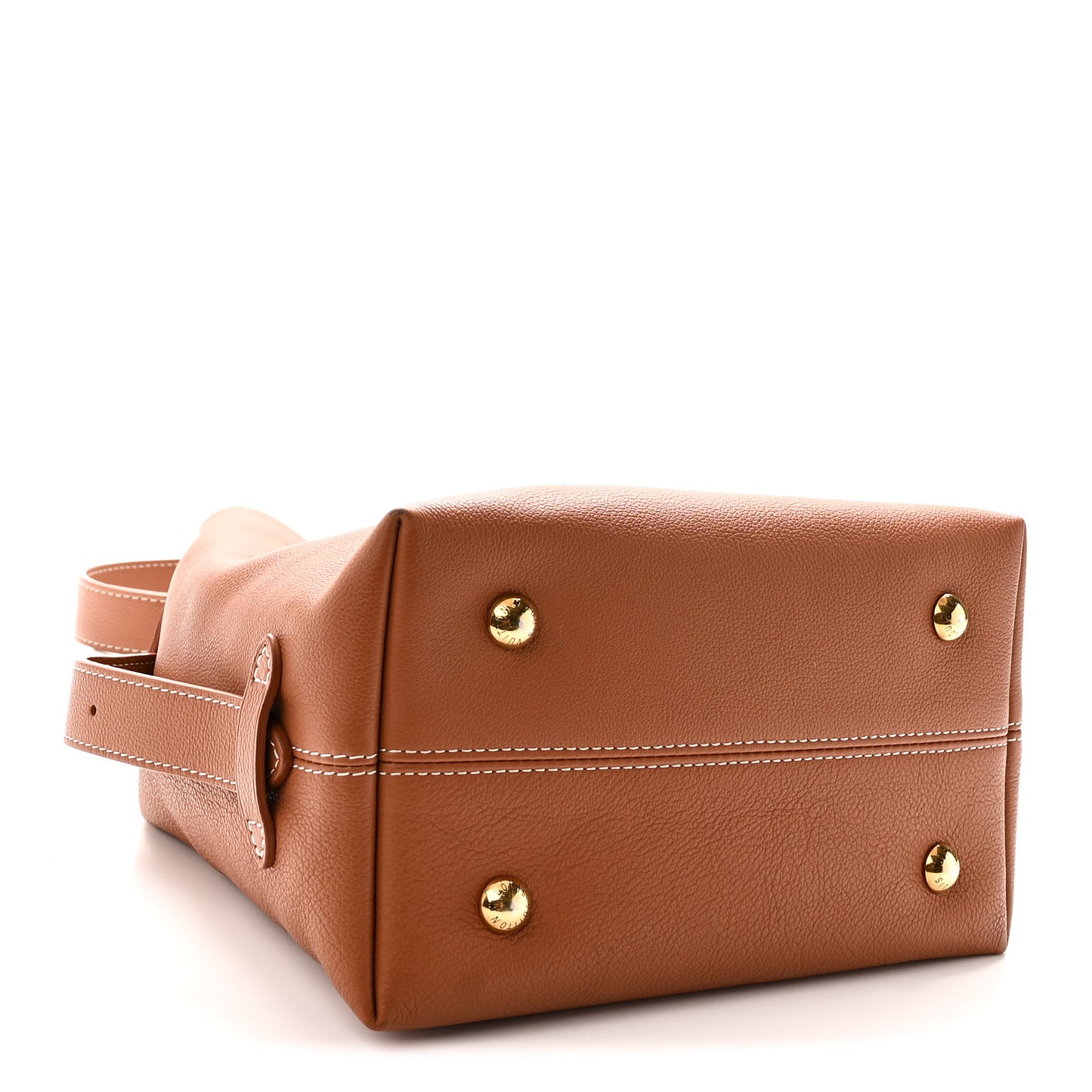 Grained Calfskin Low Key Hobo PM PM Cognac