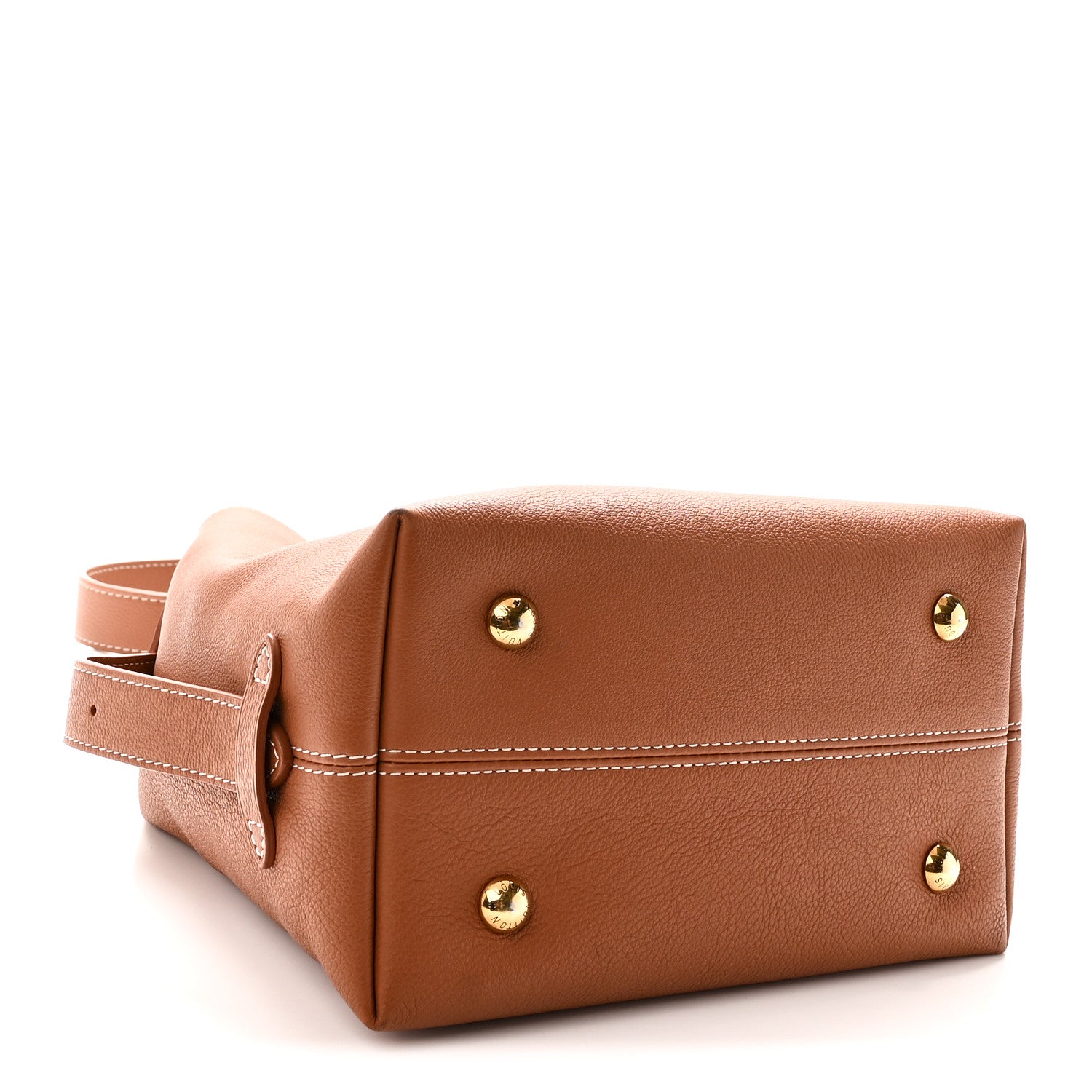 Louis Vuitton Grained Calfskin Low Key Hobo PM PM Cognac 5 of 11