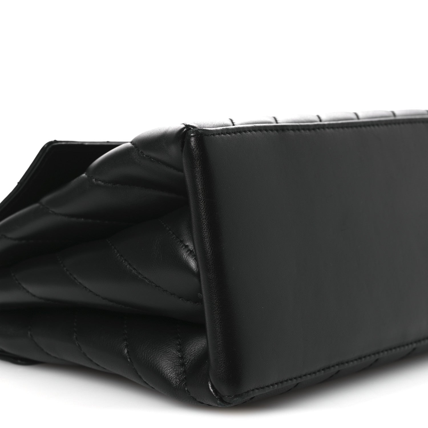 Off-White Calfskin Diagonal Quilted Jackhammer 24 Shoulder Bag Black 8 of 12