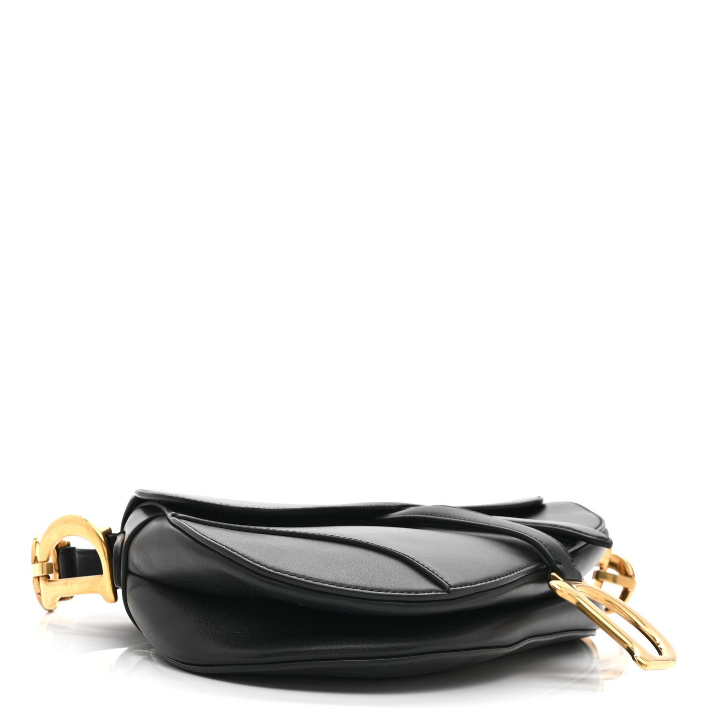 Calfskin Saddle Bag Black