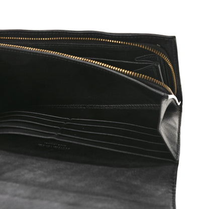 Bottega Veneta Nappa Intrecciato Continental Flap Wallet Black 5 of 10