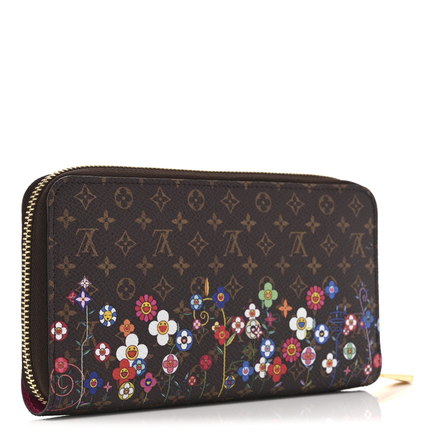 Louis Vuitton LV X TM Monogram Flowers Zippy Wallet 3 of 9