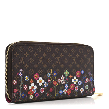 Louis Vuitton LV X TM Monogram Flowers Zippy Wallet 3 of 9