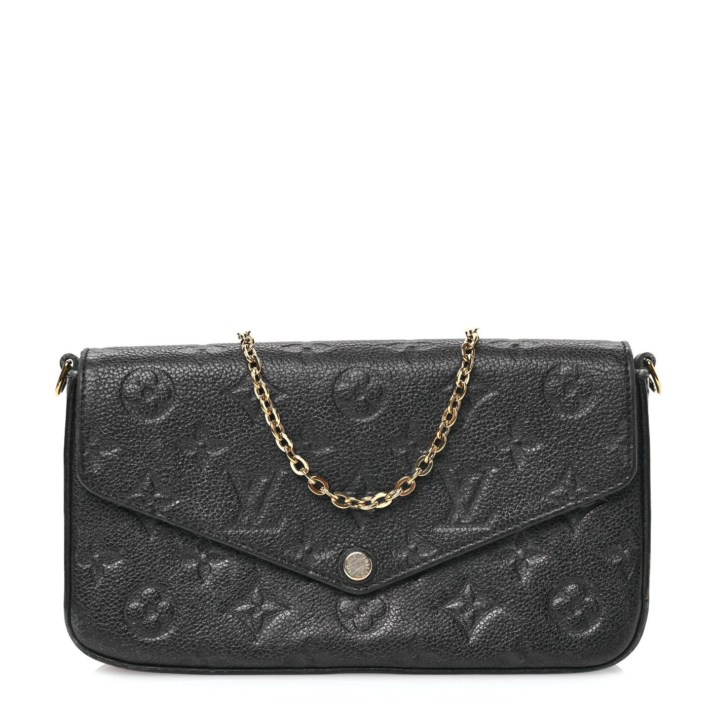 Empreinte Pochette Felicie Chain Wallet Black