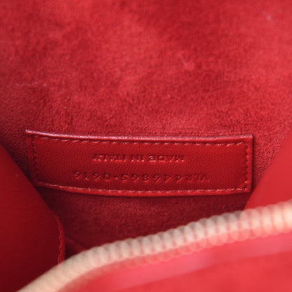Saint Laurent Suede Fringe Small Monogram Love Shoulder Bag Red 7 of 8