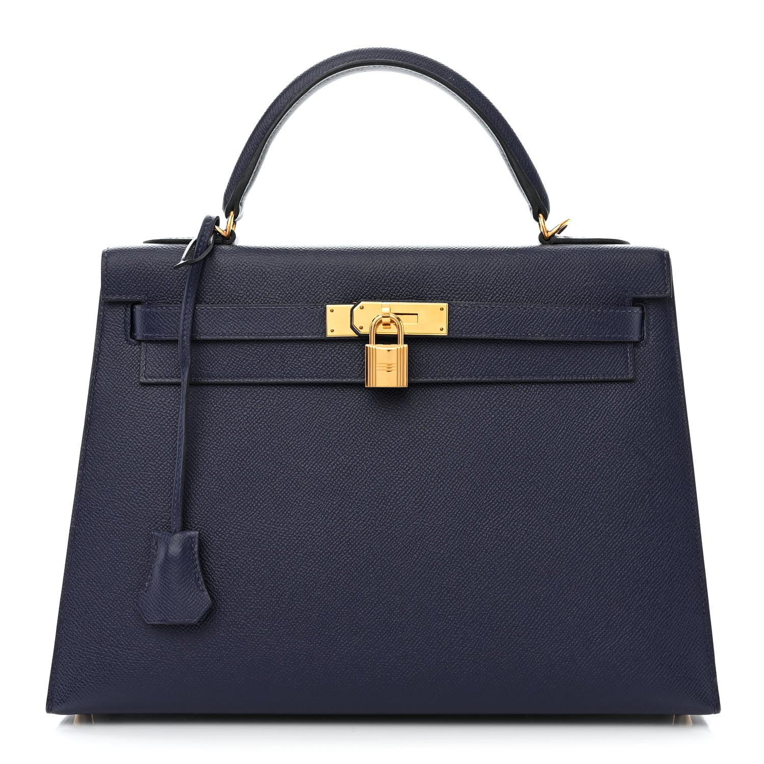 Hermes Epsom Kelly Sellier 32 Bleu Saphir 1 of 10