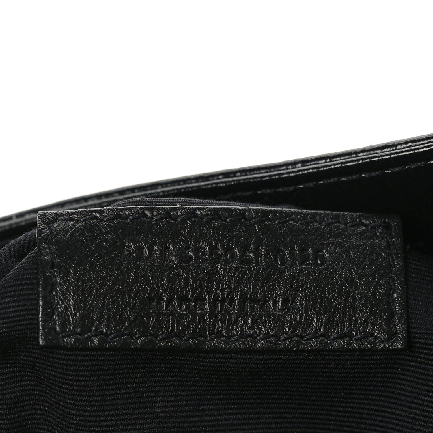 Saint Laurent Crinkled Calfskin Matelasse Monogram Medium Niki Shopper Tote Black 5 of 9