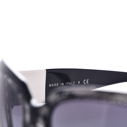 Chanel Acetate CC Lace Effect Sunglasses 5146 Black White 6 of 7