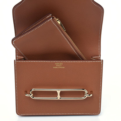 Hermes Evercolor Roulis Slim Wallet Gold 6 of 9