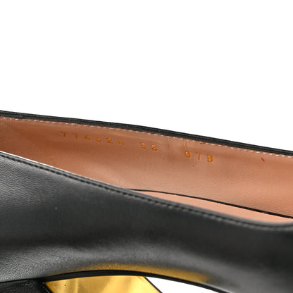 Gucci Malaga Kid Horsebit 75mm Pumps 38 Black 9 of 9