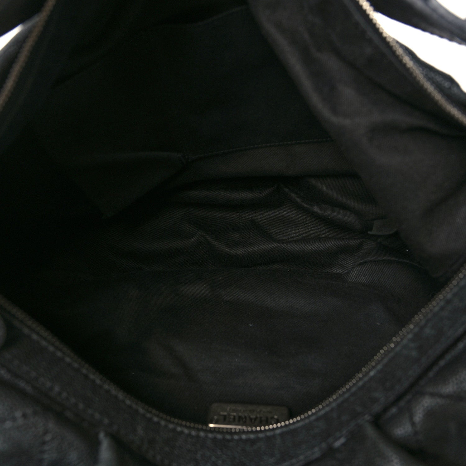 Chanel Caviar Stitched Outdoor Ligne Hobo Black 4 of 8