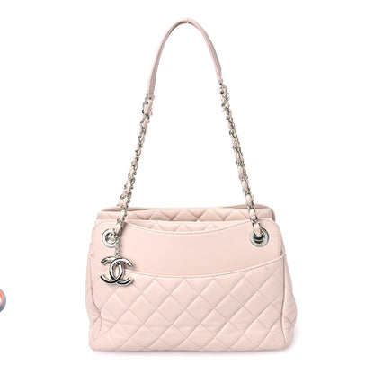 Chanel Lambskin Quilted Chanel 7 Tote Pink 8 of 10