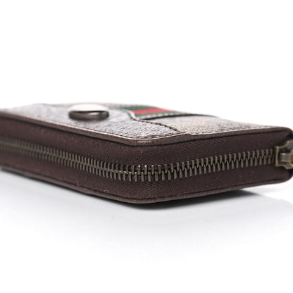 Gucci GG Supreme Web Ophidia Zip Around Card Case Brown 8 of 8