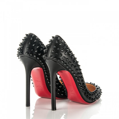 Christian Louboutin Nappa Pigalle Spikes 120 Pumps 36.5 Black 4 of 6