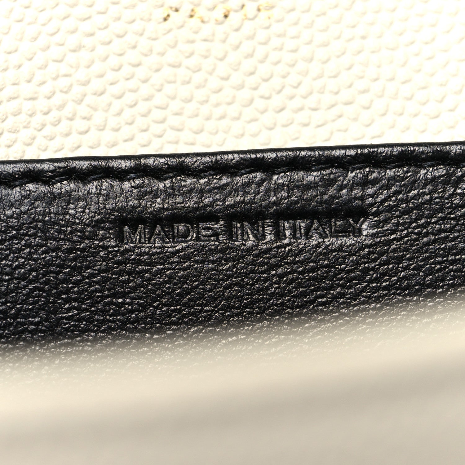 Saint Laurent Grain De Poudre Monogram Uptown Chain Wallet Crema Soft 10 of 14