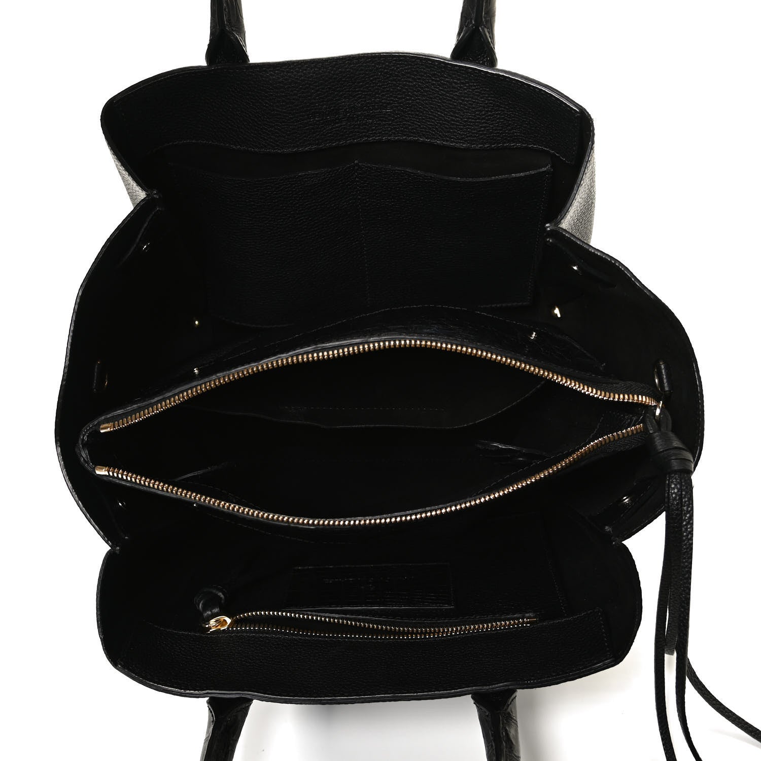 Nancy Gonzalez Calfskin Crocodile Cristie Satchel Black 5 of 12