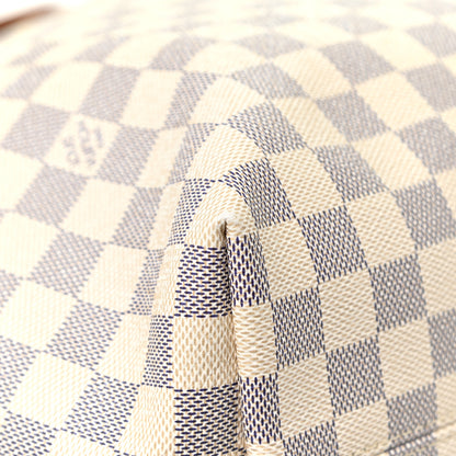 Louis Vuitton Damier Azur Graceful MM Rose Ballerine 17 of 20