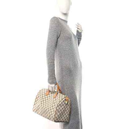 Louis Vuitton Damier Azur Speedy 35 2 of 13