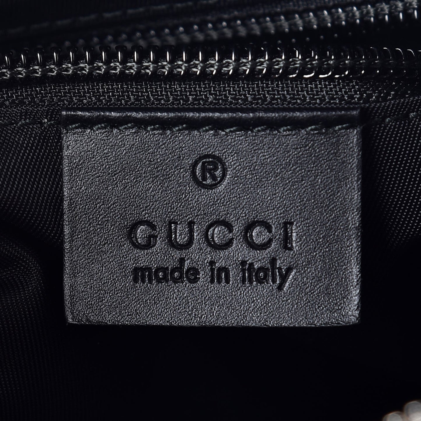 GG Supreme Monogram Web Messenger Bag Black