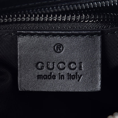 Gucci GG Supreme Monogram Web Messenger Bag Black 6 of 7