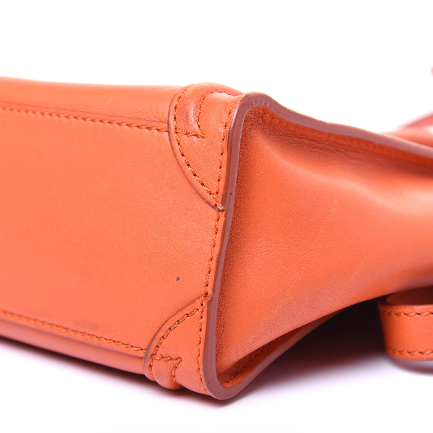 Smooth Calfskin Nano Luggage Orange
