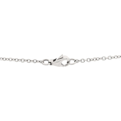 Chanel 18K White Gold Diamond Camelia Ajoure Pendant Necklace 5 of 5