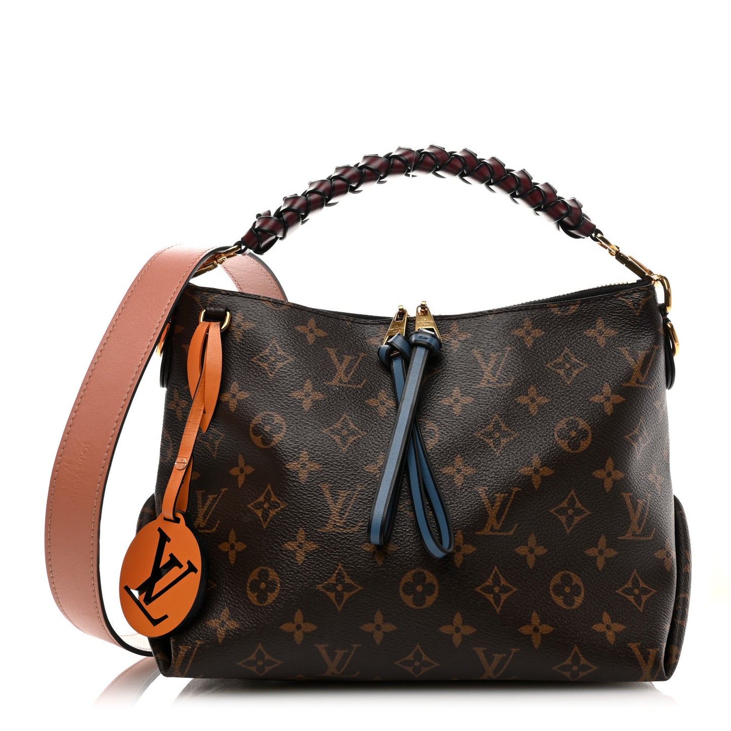 Monogram Beaubourg Hobo Mini Bordeaux Red Peach Safran Blue Jean Blue