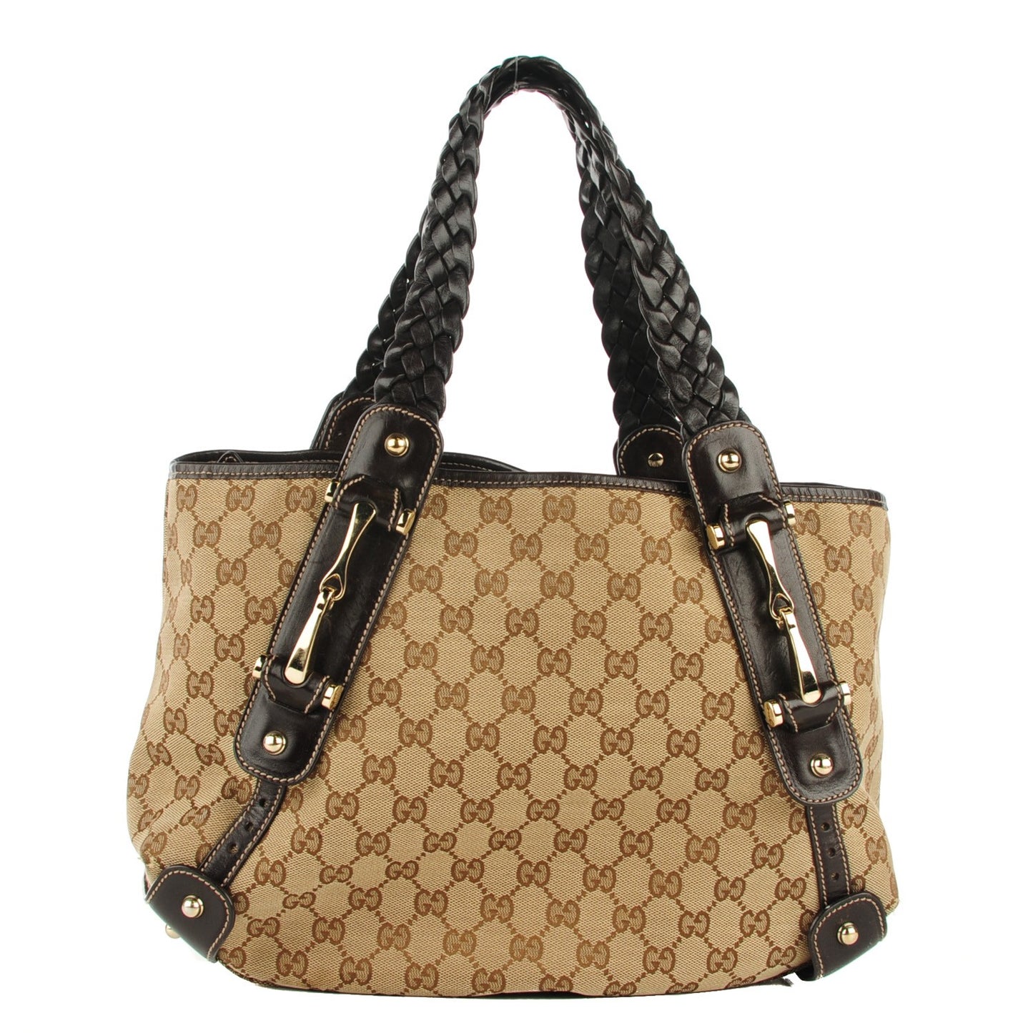 Monogram Small Pelham Shoulder Bag Dark Brown